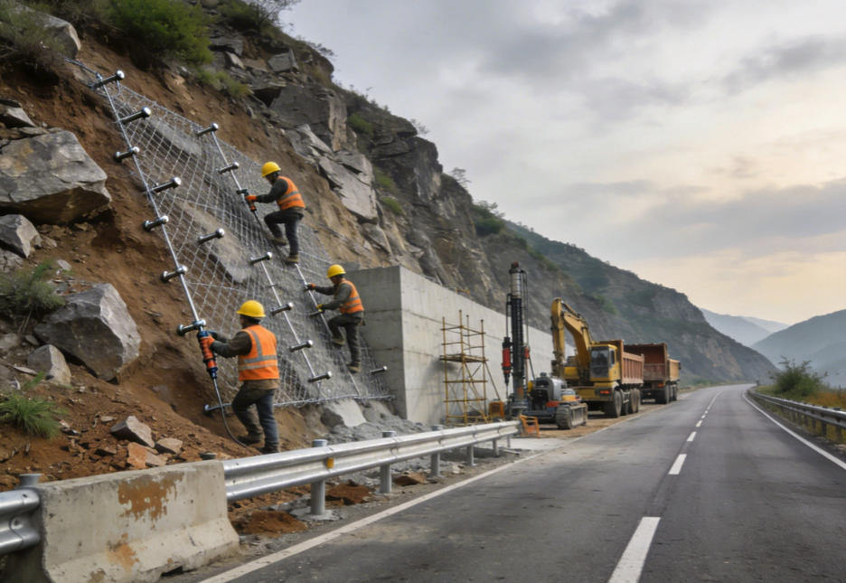 丰顺公路道路护坡